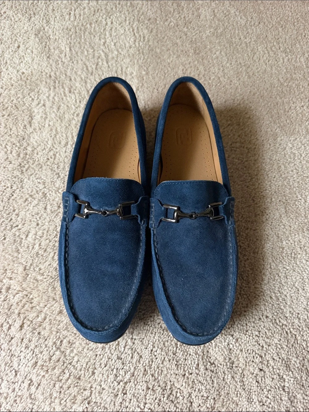 FootJoy Navy Suede Bit Loafers